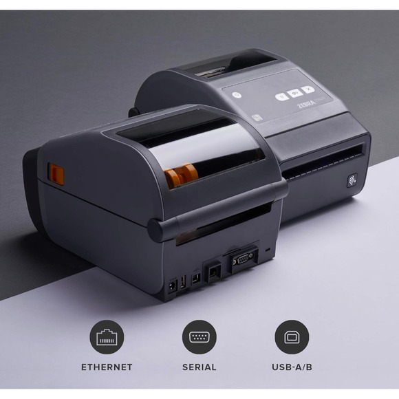 Zebra ZD620 Label Printer ZD62042-D21F00EZ Direct Thermal USB Ethernet Serial - Picture 2 of 12